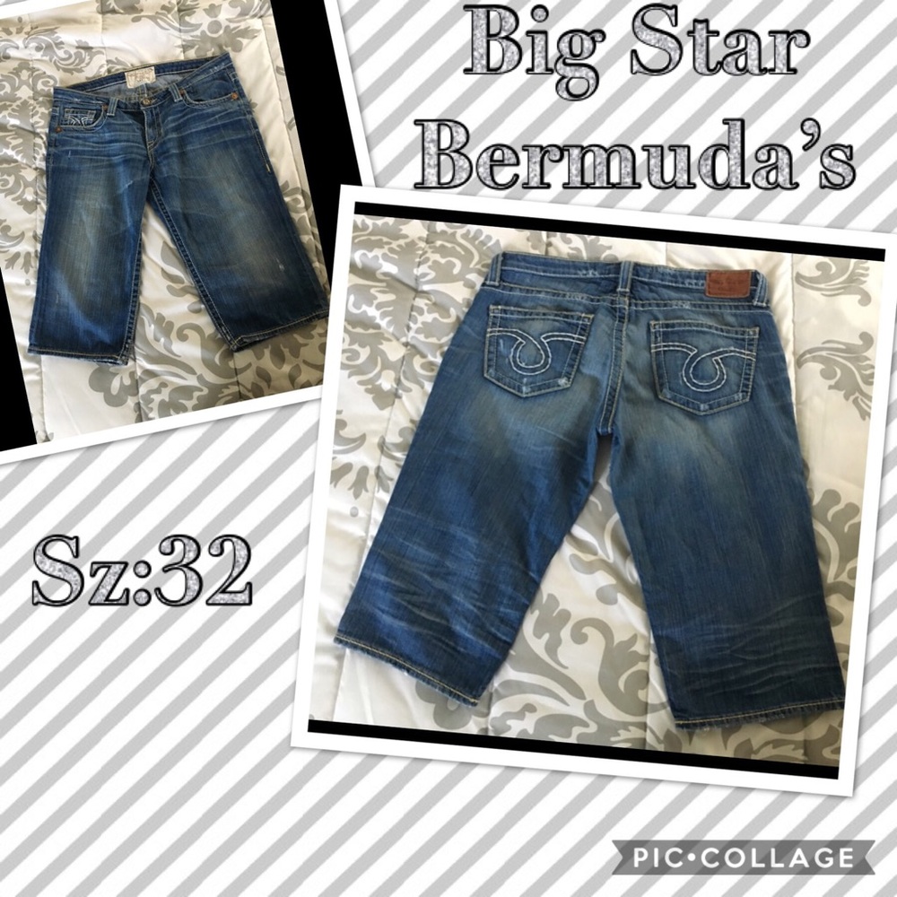 Super cute and comfy Big Star Bermudas